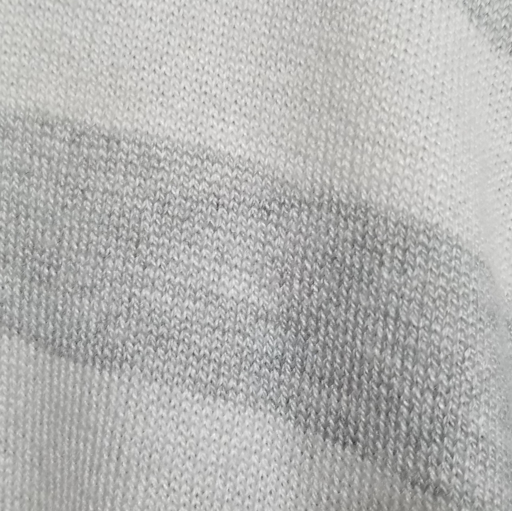 A New Day Grey White Striped Crew Neck Sweater - Picture 6 of 8
